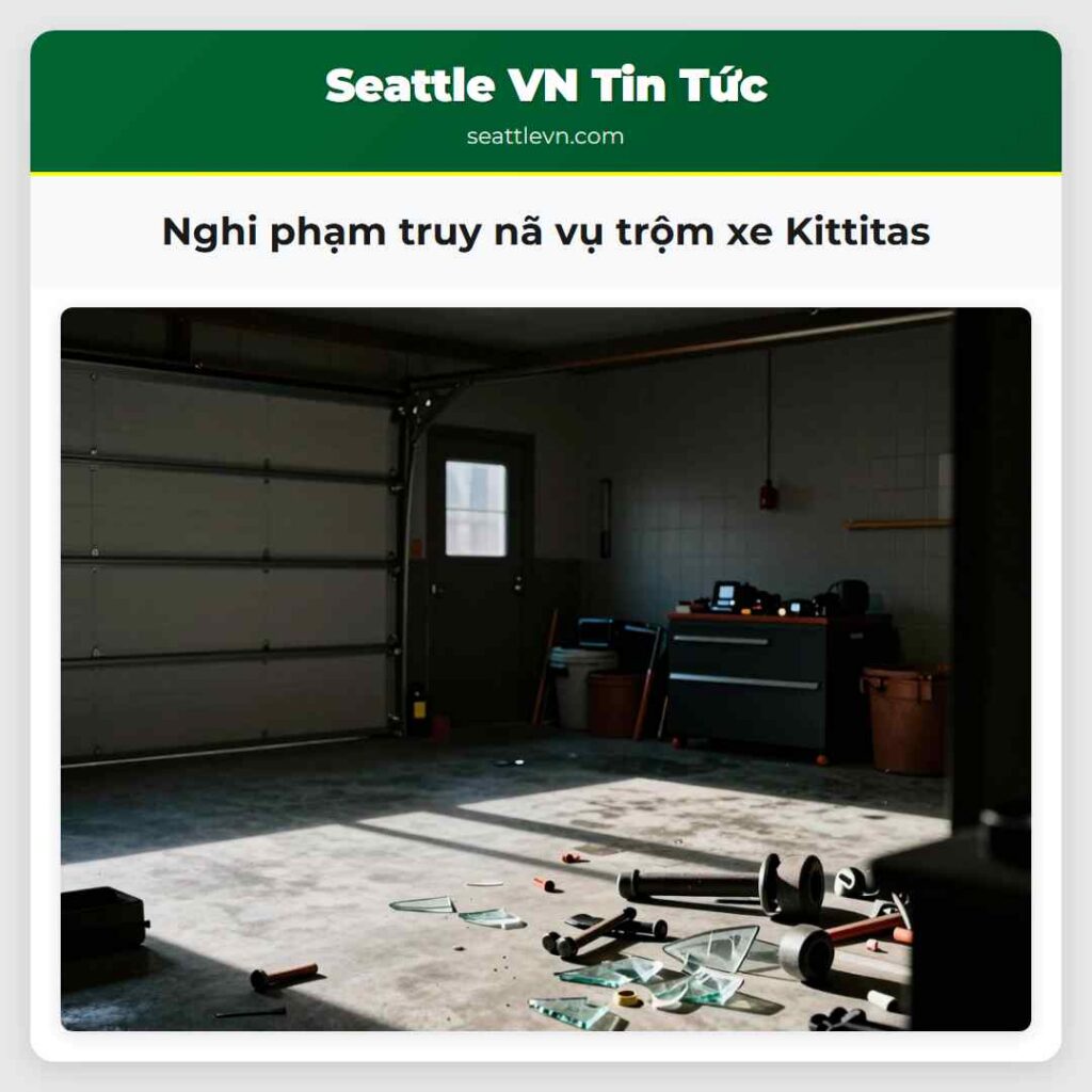 Nghi phạm truy nã vụ trộm xe Kittitas
