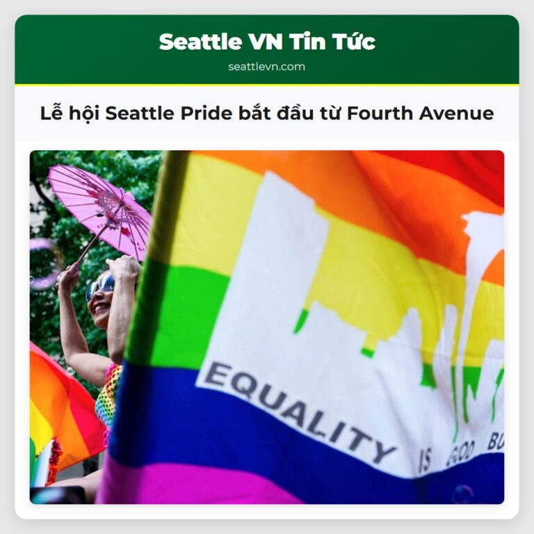 Lễ hội Seattle Pride bắt đầu từ Fourth Avenue