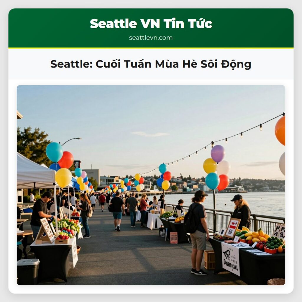 Seattle: Cuối Tuần Mùa Hè Sôi Động