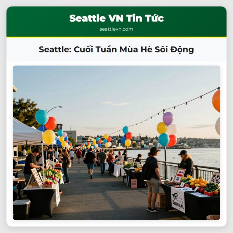 Seattle Cuối Tuần Mùa Hè Sôi Động