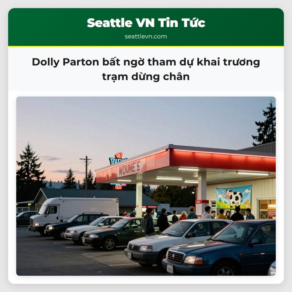 Dolly Parton bất ngờ tham dự khai trương trạm