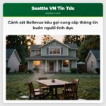 Cảnh sát Bellevue kêu gọi cung cấp thông tin buôn người tình dục