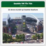 22 drone bị bắt tại Seattle Stadium