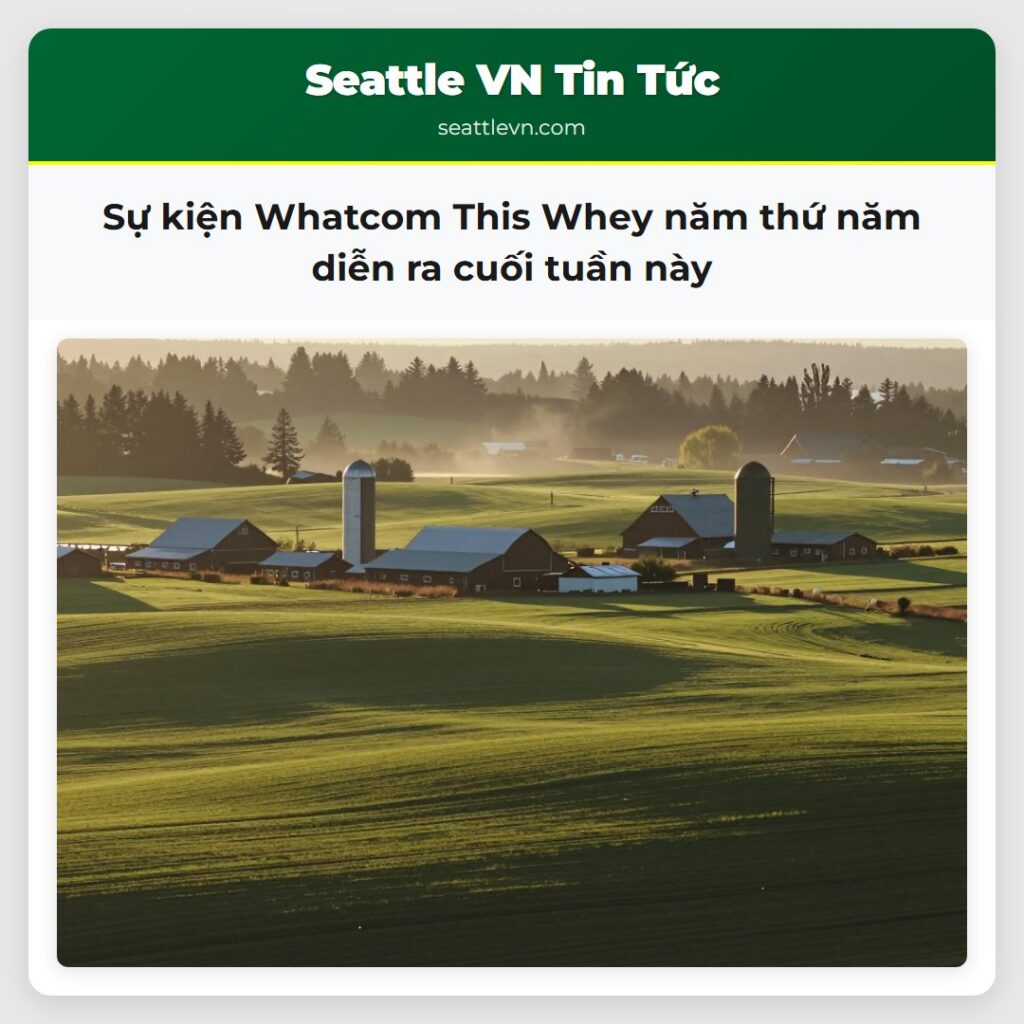 Sự kiện Whatcom This Whey năm thứ năm diễn ra