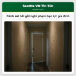 Cảnh sát bắt giữ nghi phạm bạo lực gia đình