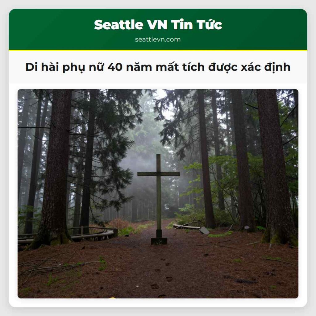 Di hài phụ nữ 40 năm mất tích được xác định