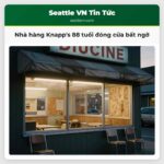 Nhà hàng Knapps 88 tuổi đóng cửa bất ngờ