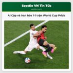 Ai Cập và Iran hòa 1-1 trận World Cup Pride
