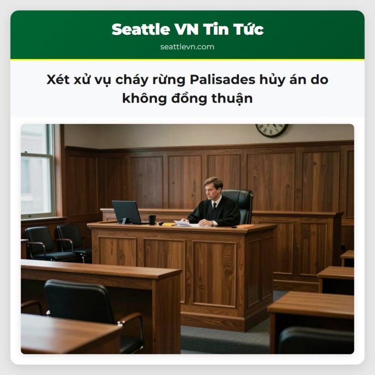 Xét xử vụ cháy rừng Palisades hủy án do không đồng thuận