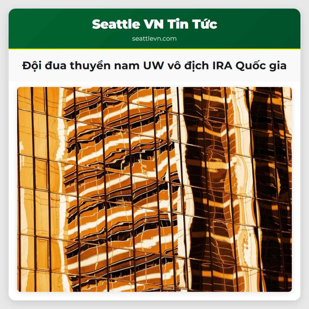 Đội đua thuyền nam UW vô địch IRA Quốc gia
