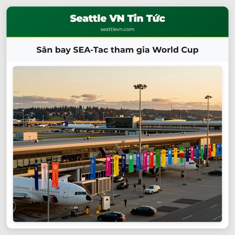 Sân bay SEA-Tac tham gia World Cup
