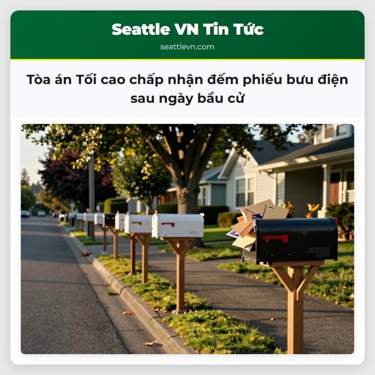 Tòa án Tối cao chấp nhận đếm phiếu bưu điện sau ngày bầu cử