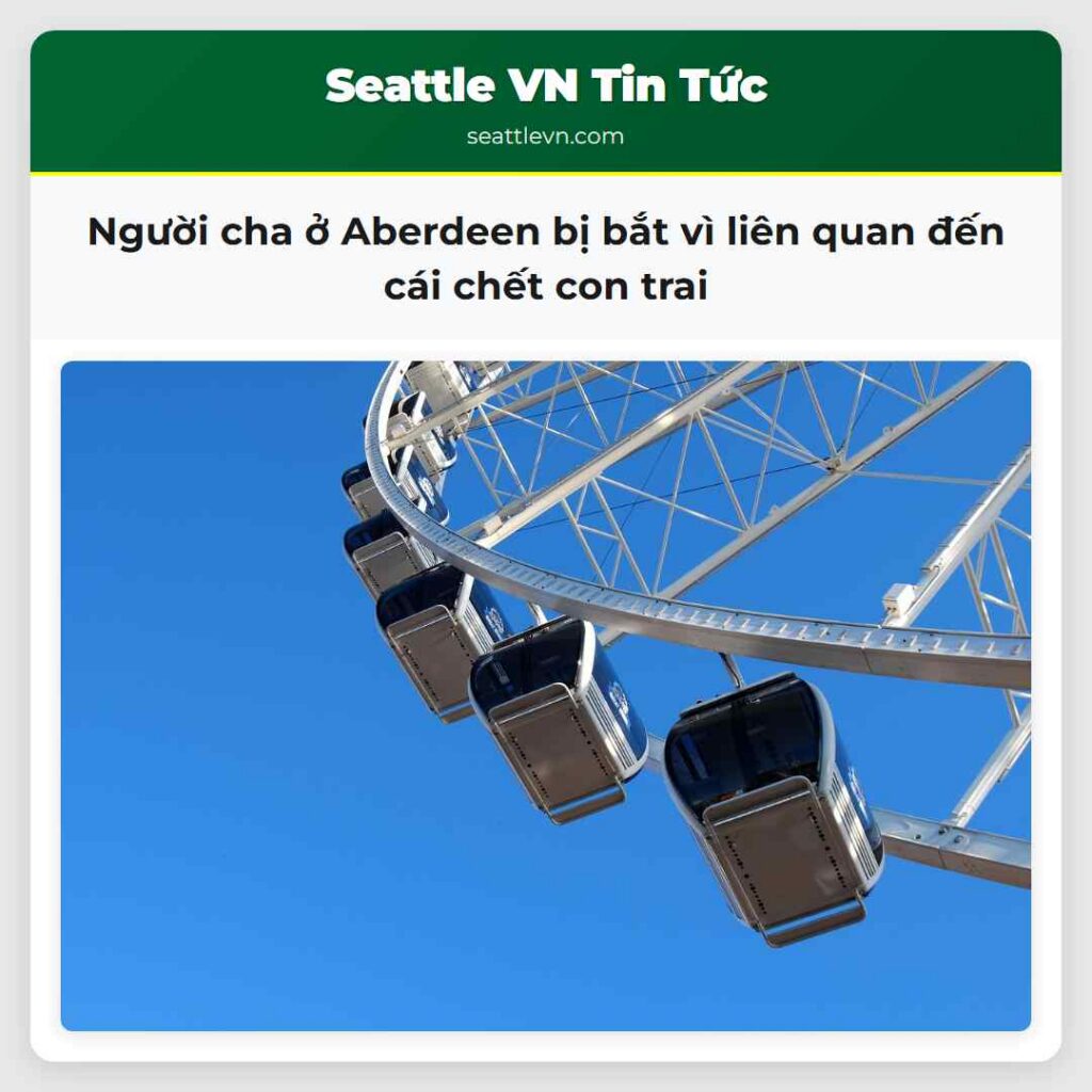Người cha ở Aberdeen bị bắt vì liên quan đến cái