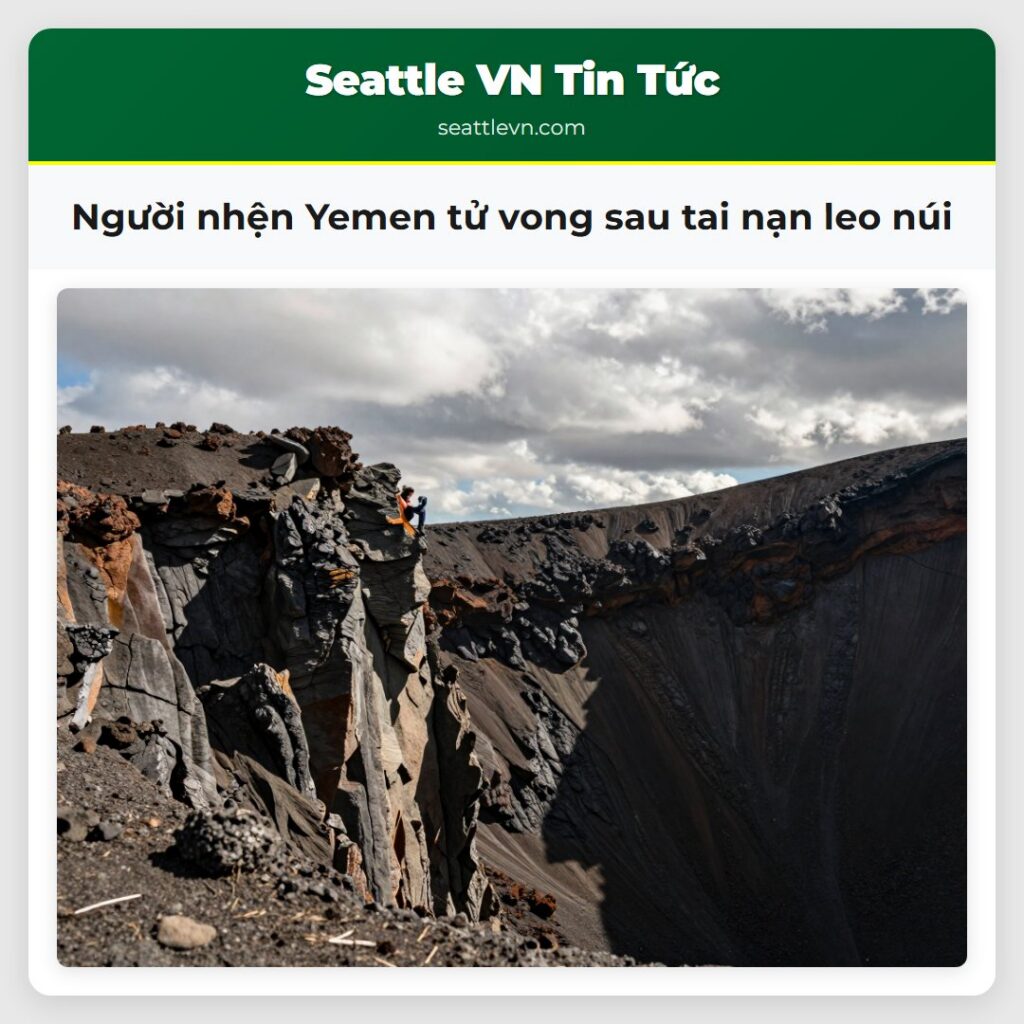 Người nhện Yemen tử vong sau tai nạn leo núi
