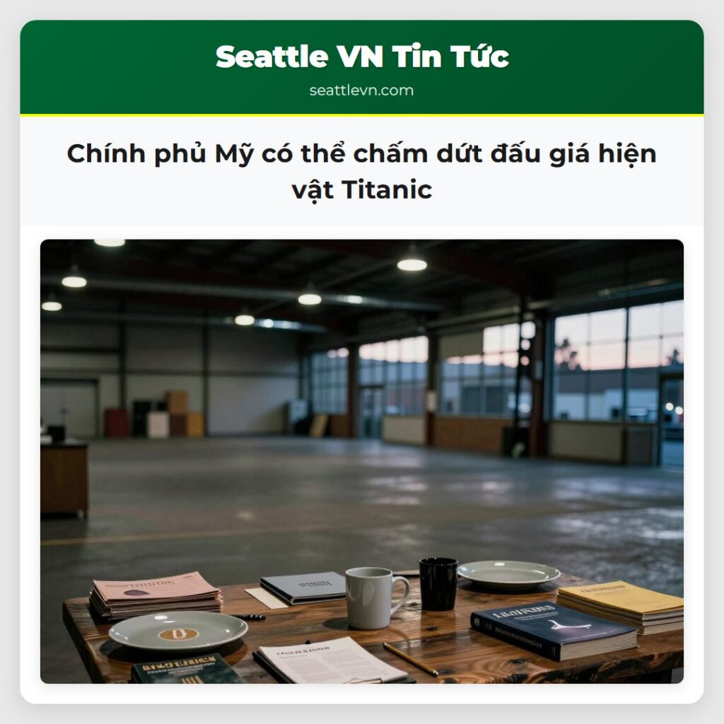 Chính phủ Mỹ có thể chấm dứt đấu giá hiện vật