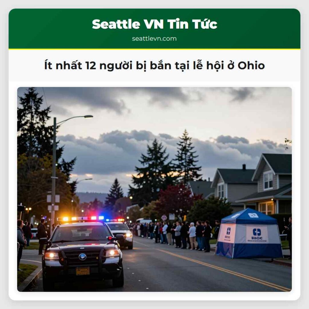 Ít nhất 12 người bị bắn tại lễ hội ở Ohio
