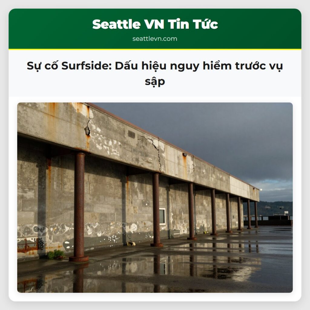 Sự cố Surfside: Dấu hiệu nguy hiểm trước vụ sập