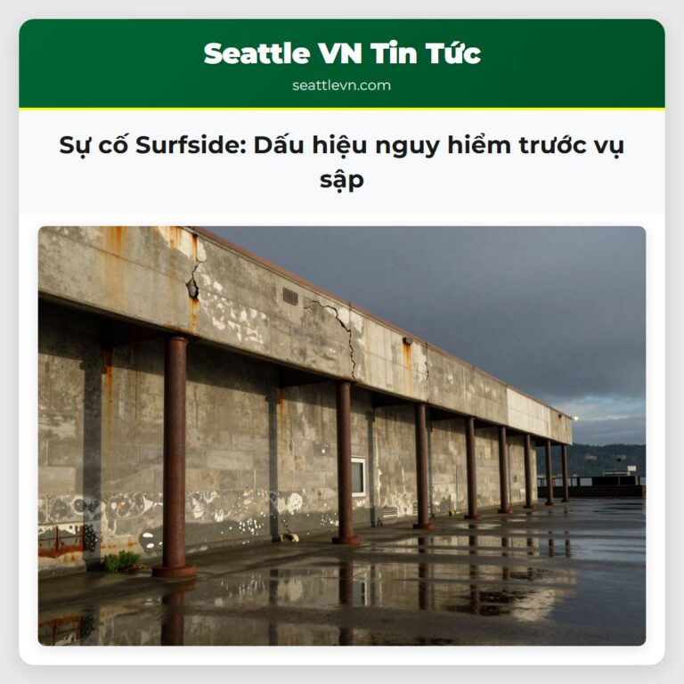 Sự cố Surfside Dấu hiệu nguy hiểm trước vụ sập