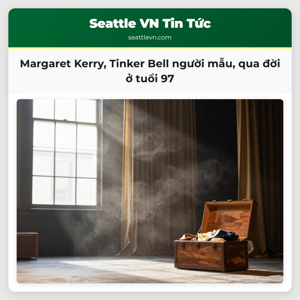 Margaret Kerry, Tinker Bell người mẫu, qua đời ở