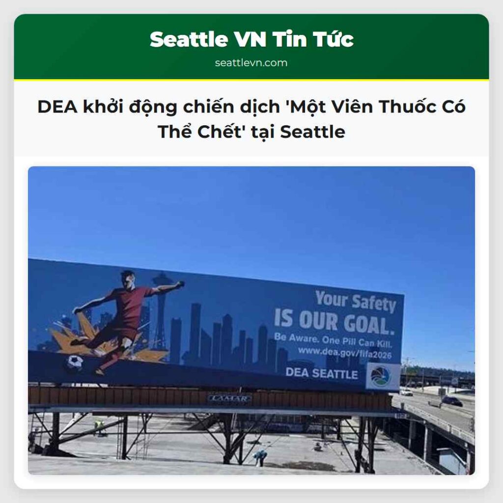 DEA khởi động chiến dịch 'Một Viên Thuốc Có Thể
