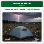Tai nạn lều trại ở Virginia 1 chết 22 thương