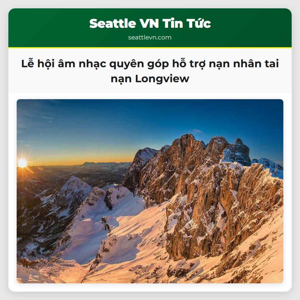 Lễ hội âm nhạc quyên góp hỗ trợ nạn nhân tai nạn
