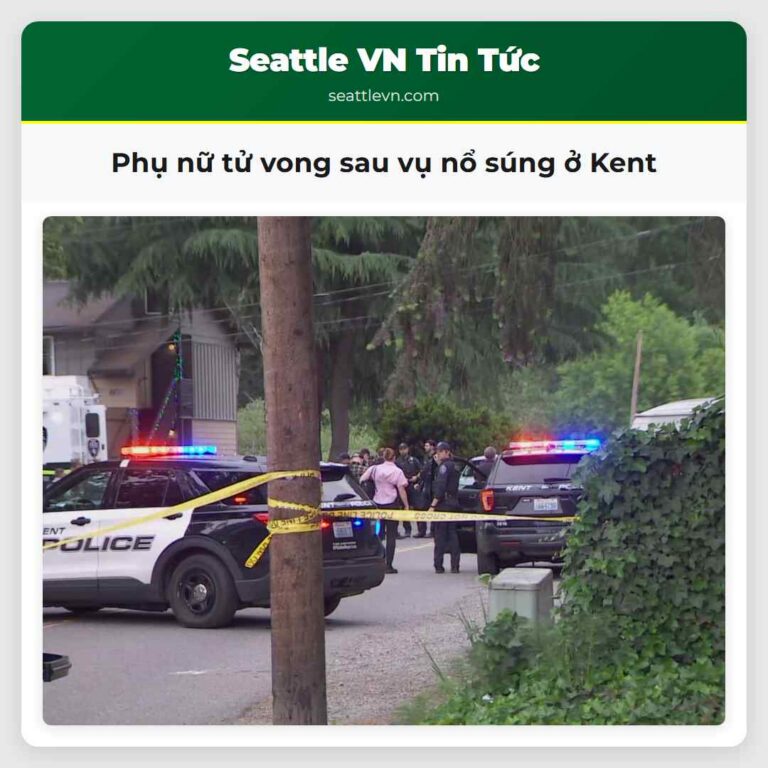 Phụ nữ tử vong sau vụ nổ súng ở Kent