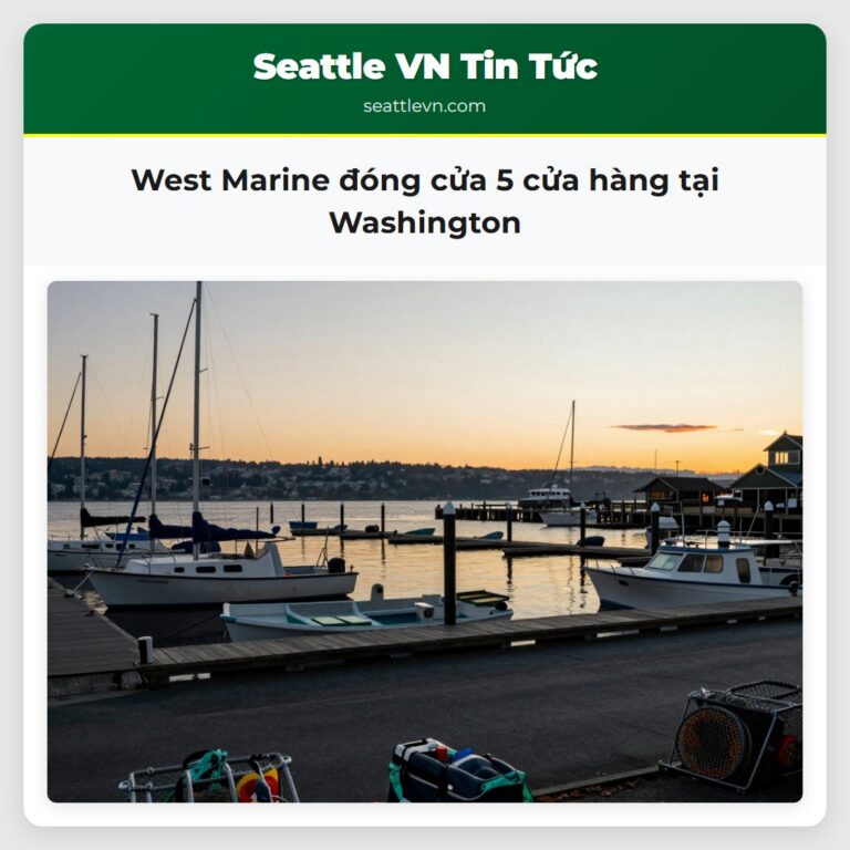 West Marine đóng cửa 5 cửa hàng tại Washington