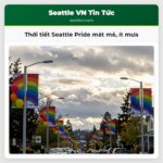 Thời tiết Seattle Pride mát mẻ ít mưa