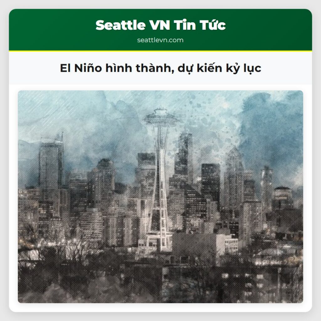 El Niño hình thành, dự kiến kỷ lục