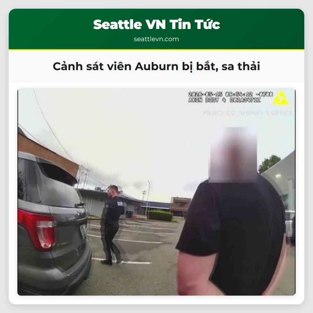 Cảnh sát viên Auburn bị bắt, sa thải