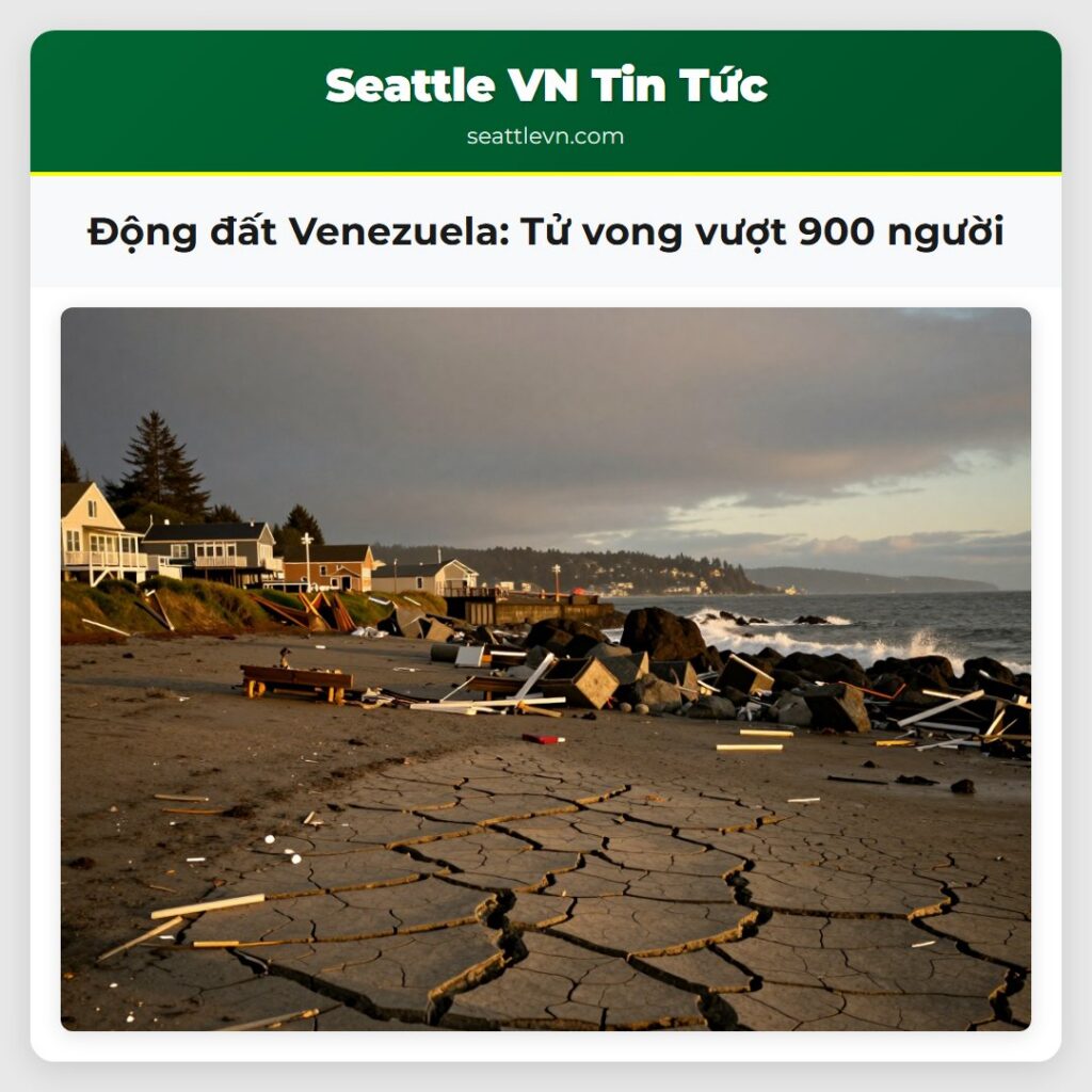 Động đất Venezuela: Tử vong vượt 900 người
