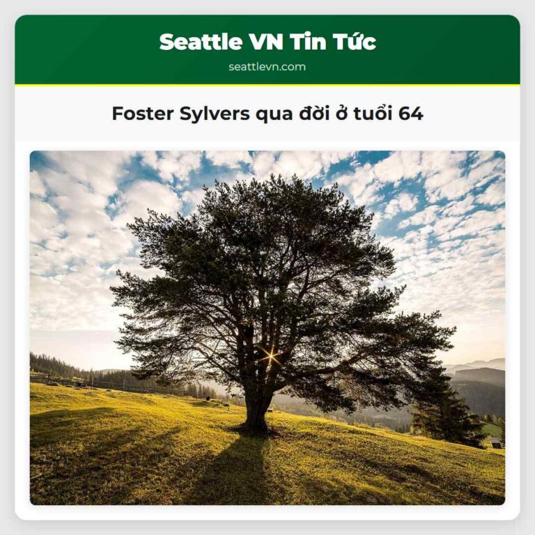 Foster Sylvers qua đời ở tuổi 64