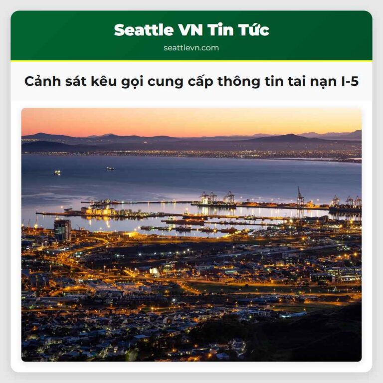Cảnh sát kêu gọi cung cấp thông tin tai nạn I-5