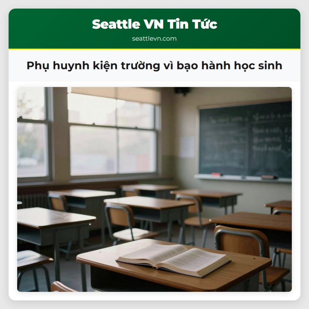Phụ huynh kiện trường vì bạo hành học sinh