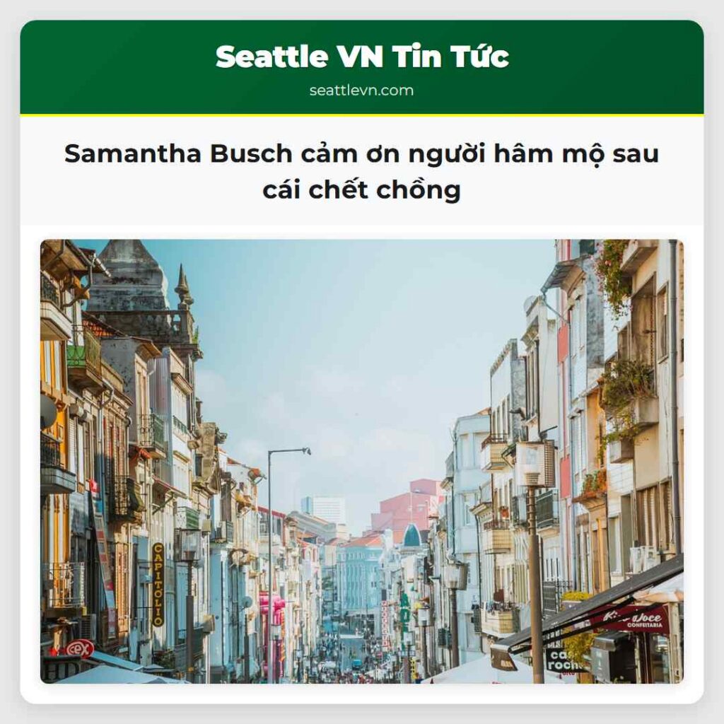 Samantha Busch cảm ơn người hâm mộ sau cái chết