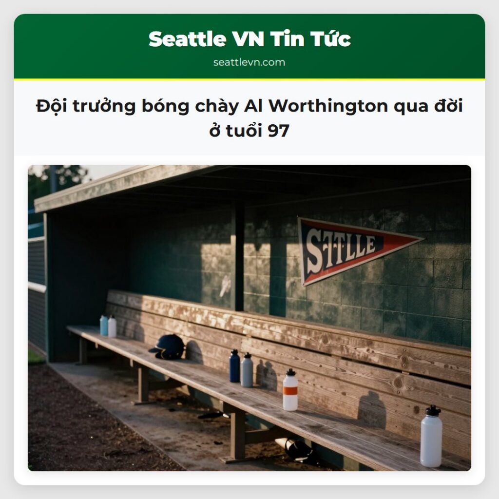 Đội trưởng bóng chày Al Worthington qua đời ở