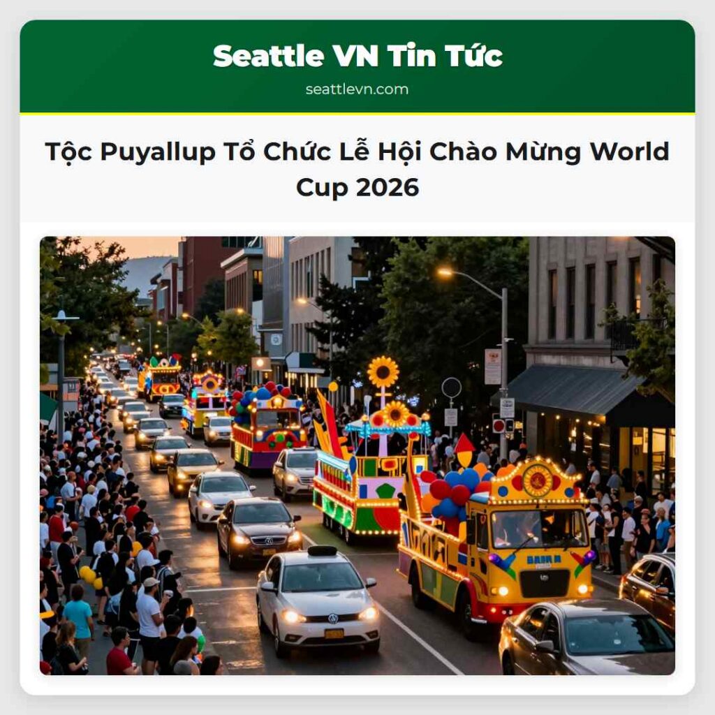 Tộc Puyallup Tổ Chức Lễ Hội Chào Mừng World Cup