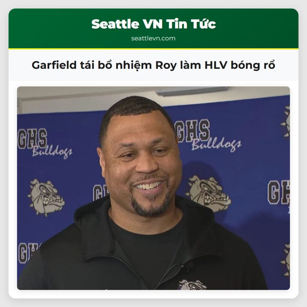 Garfield tái bổ nhiệm Roy làm HLV bóng rổ