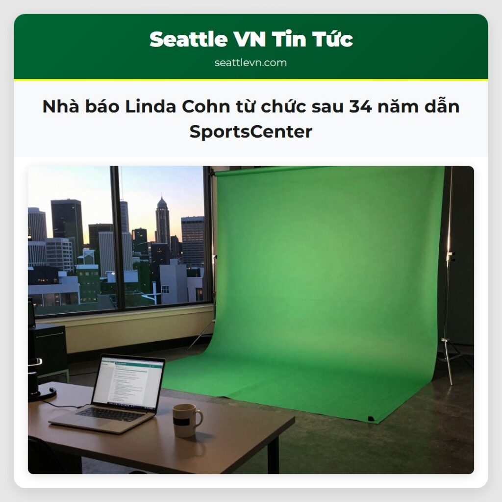 Nhà báo Linda Cohn từ chức sau 34 năm dẫn