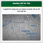 1 người tử vong sau va chạm xe buýt với xe tải trên SR-161