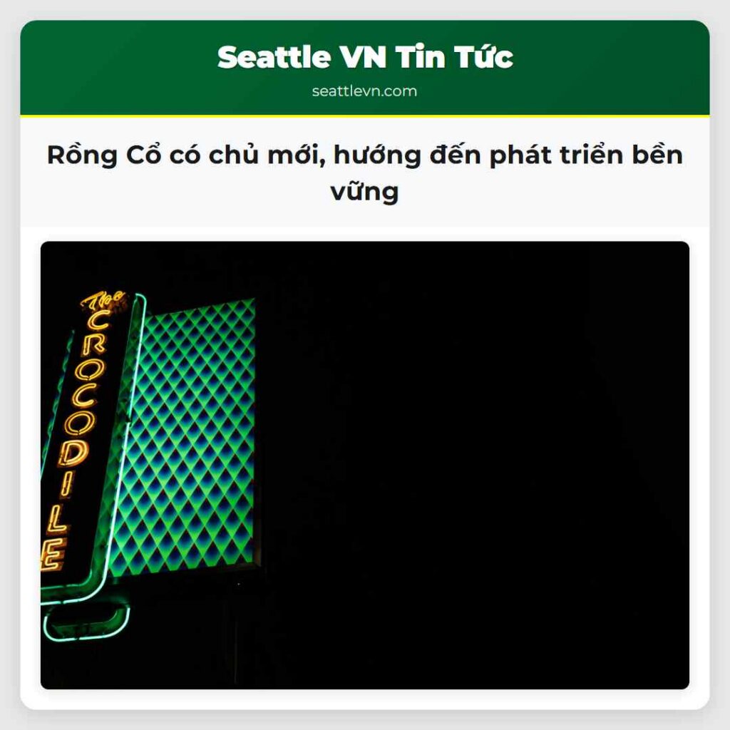Rồng Cổ có chủ mới, hướng đến phát triển bền vững