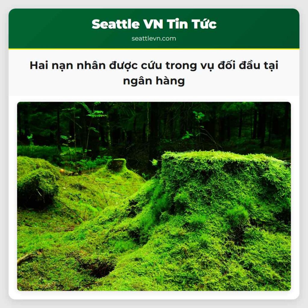 Hai nạn nhân được cứu trong vụ đối đầu tại ngân