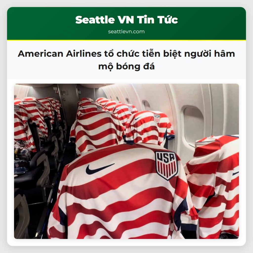 American Airlines tổ chức tiễn biệt người hâm mộ