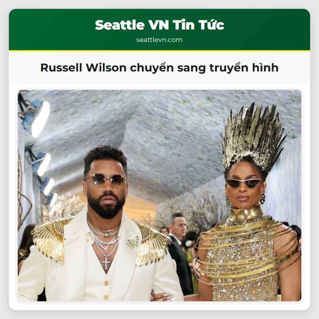 Russell Wilson chuyển sang truyền hình