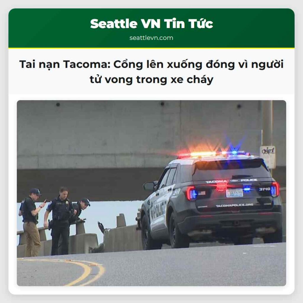Tai nạn Tacoma: Cổng lên xuống đóng vì người tử