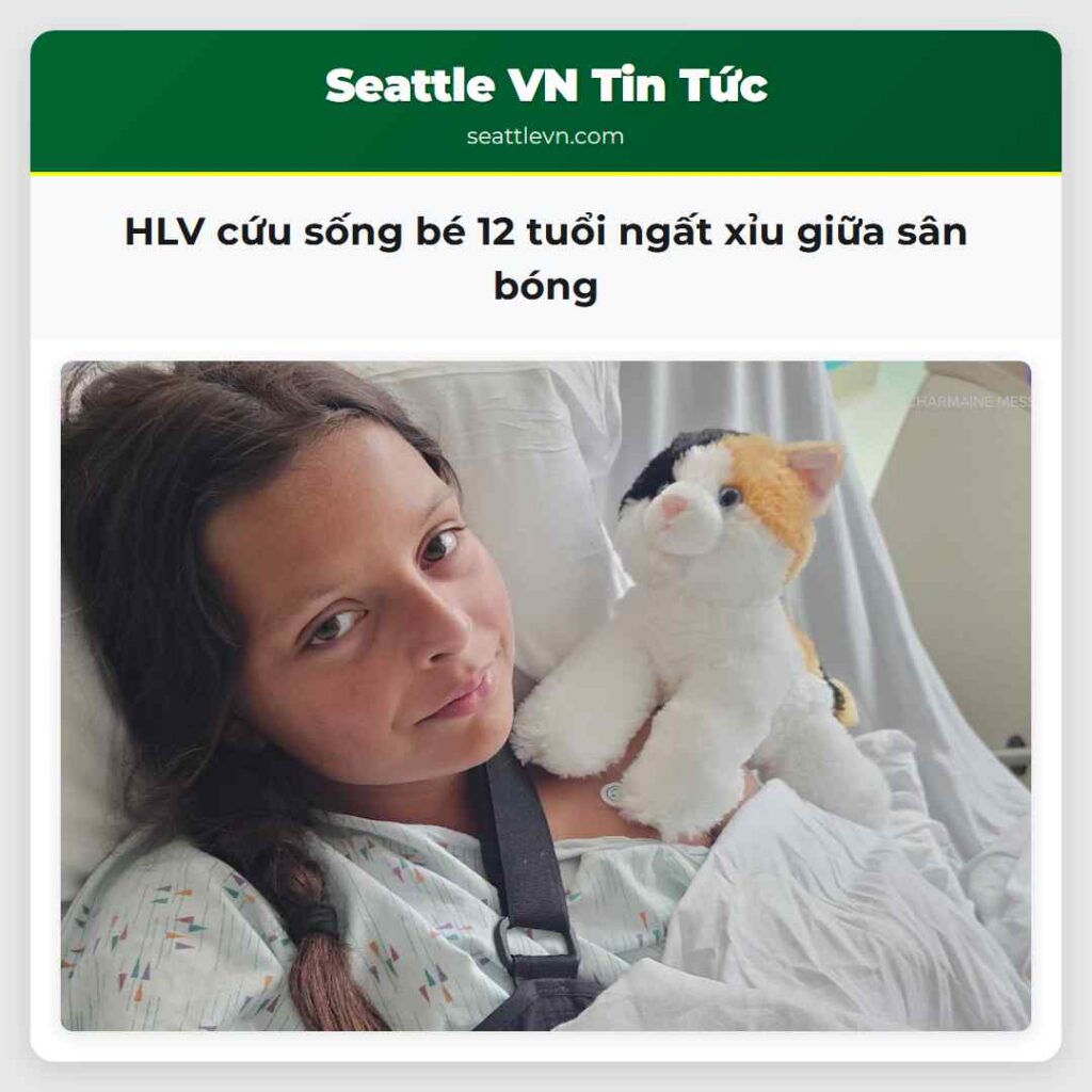HLV cứu sống bé 12 tuổi ngất xỉu giữa sân bóng