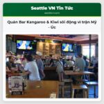 Quán Bar Kangaroo & Kiwi sôi động vì trận Mỹ – Úc