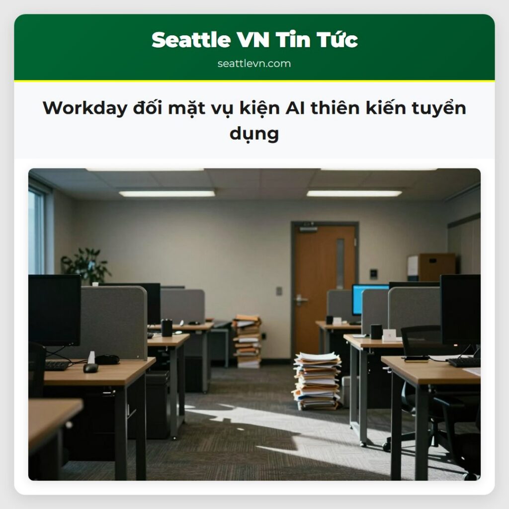 Workday đối mặt vụ kiện AI thiên kiến tuyển dụng