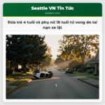 Đứa trẻ 4 tuổi và phụ nữ 18 tuổi tử vong do tai nạn xe lật